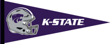Load image into Gallery viewer, Purple 12x30 inch Kansas State Football Pennant