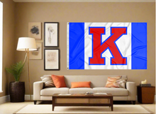 Load image into Gallery viewer, Kansas - 3 Panel Game Day 3x5 Flag