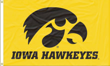 Load image into Gallery viewer, Iowa - Hawkeyes Gold 3x5 Flag