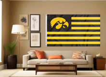 Load image into Gallery viewer, Iowa - Hawkeyes National 3x5 Flag