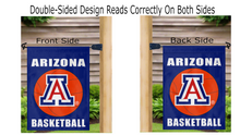 Load image into Gallery viewer, University of Arizona - Basketball Garden Flag
