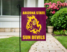 Load image into Gallery viewer, 13x18 ASU Garden Flag with Arizona State Sun Devils Logo