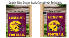 Load image into Gallery viewer, 13x18 ASU Football Garden Flag