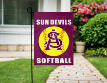 Load image into Gallery viewer, 13x18 ASU Softball Garden Flag