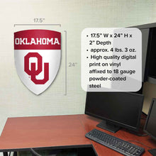 Load image into Gallery viewer, University of Oklahoma Sooners Medieval Shield