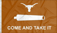Load image into Gallery viewer, 3x5 Texas Loghorns Come and Take It Flag