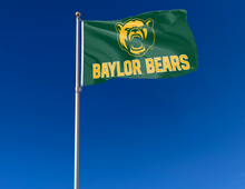 Load image into Gallery viewer, Baylor University Bears Green 3x5 Flag