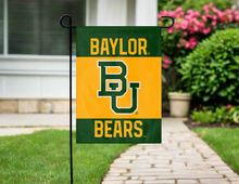 Load image into Gallery viewer, 13x18 Baylor Garden Flag with 3 Panel Baylor BU Bears Logo