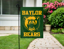Load image into Gallery viewer, Baylor University Garden Flag with Sic 'Em Bears Logo