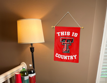 Load image into Gallery viewer, Texas Tech University - This Is Texas Tech University Country Garden Flag