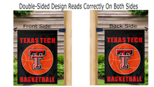 Load image into Gallery viewer, Texas Tech Basketball Garden Flag