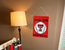 Load image into Gallery viewer, 13x18 Texas Tech Baseball Garden Flag