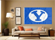 Load image into Gallery viewer, BYU - Cougars Royal Blue 3x5 Flag