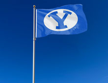 Load image into Gallery viewer, BYU - Cougars Royal Blue 3x5 Flag