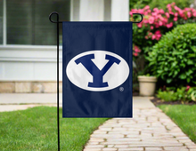 Load image into Gallery viewer, BYU - Cougars Blue Garden Flag