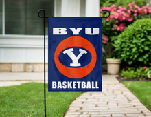 Load image into Gallery viewer, BYU - Basketball Garden Flag