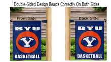 Load image into Gallery viewer, BYU - Basketball Garden Flag