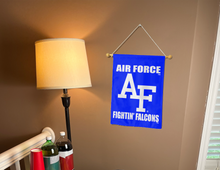 Load image into Gallery viewer, Air Force Academy - Blue Fightin' Falcons & Seal Garden Flag