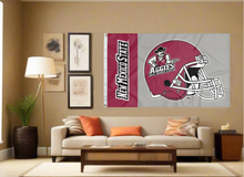 Load image into Gallery viewer, New Mexico State University - Football 3x5 Flag