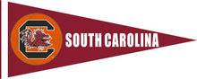 Load image into Gallery viewer, Maroon 12x30 inch University of South Carolina Basketball Pennant