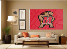 Load image into Gallery viewer, University of Maryland - Terrapin Red 3x5 Flag
