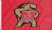 Load image into Gallery viewer, University of Maryland - Terrapin Red 3x5 Flag