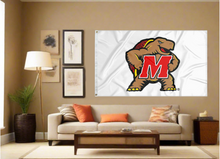 Load image into Gallery viewer, University of Maryland - Terrapin White 3x5 Flag