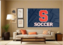 Load image into Gallery viewer, Syracuse University - Soccer 3x5 Flag