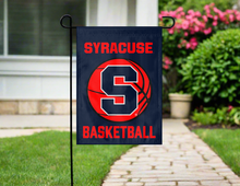 Load image into Gallery viewer, Syracuse Basketball Logo Garden Flag
