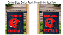Load image into Gallery viewer, Syracuse University - Football Garden Flag