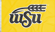Load image into Gallery viewer, Wichita State University - WSU Gold 3x5 Flag