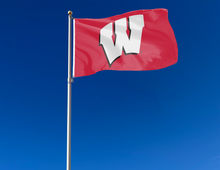 Load image into Gallery viewer, University of Wisconsin - Badgers 3x5 Flag
