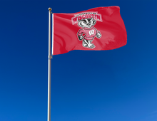 Load image into Gallery viewer, University of Wisconsin - UW Badgers 3x5 Flag