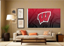 Load image into Gallery viewer, University of Wisconsin - Gradient 3x5 Flag