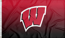 Load image into Gallery viewer, University of Wisconsin - Gradient 3x5 Flag