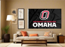 Load image into Gallery viewer, University of Nebraska Omaha - Mavericks Black 3x5 Flag