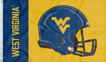 Load image into Gallery viewer, 3x5 West Virginia University Flag with Mountaineers Football Logo