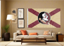 Load image into Gallery viewer, Florida State University - Flag of Florida Style 3x5 Flag