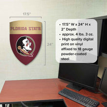 Load image into Gallery viewer, Florida State University - Seminoles Medieval Shield