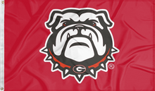 Load image into Gallery viewer, 3x5 University of Georgia Bulldog Flag