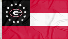 Load image into Gallery viewer, 3x5 Georgia State Flag Style Georgia Bulldogs Flag