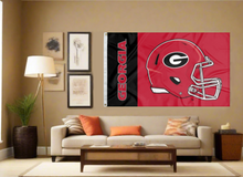 Load image into Gallery viewer, 3x5 University of Georgia Football Flag