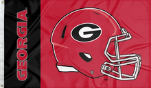 Load image into Gallery viewer, 3x5 University of Georgia Football Flag