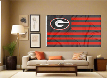 Load image into Gallery viewer, 3x5 University of Georgia Bulldogs National Flag