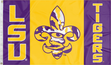 Load image into Gallery viewer, LSU - Fleur 3x5 Flag
