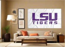 Load image into Gallery viewer, LSU - Tigers White 3x5 Flag