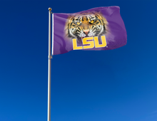 Load image into Gallery viewer, LSU - Tiger Purple 3x5 Flag