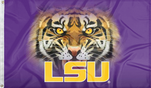 Load image into Gallery viewer, LSU - Tiger Purple 3x5 Flag