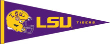 Load image into Gallery viewer, Purple LSU Football Pennant