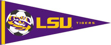 Load image into Gallery viewer, Purple LSU Soccer Pennant